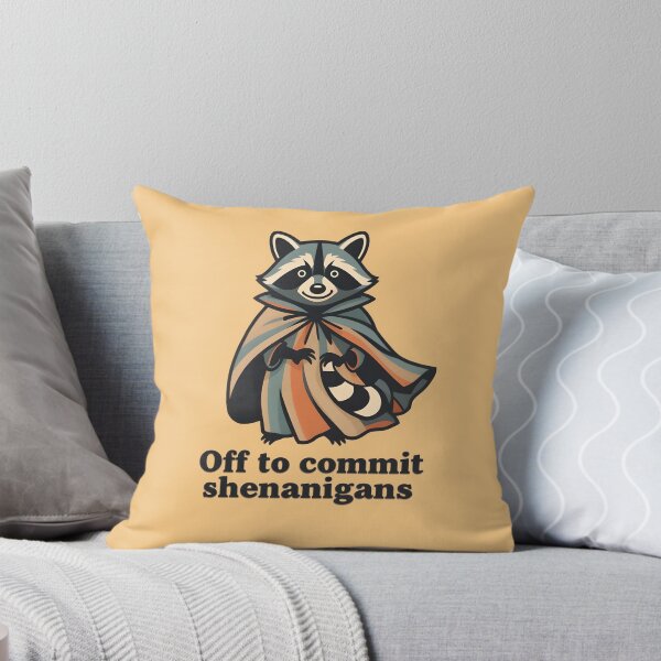 Item preview, Off to commit Shenanigans Raccoon - Funny Raccoon designed and sold by ParadoxParadox.