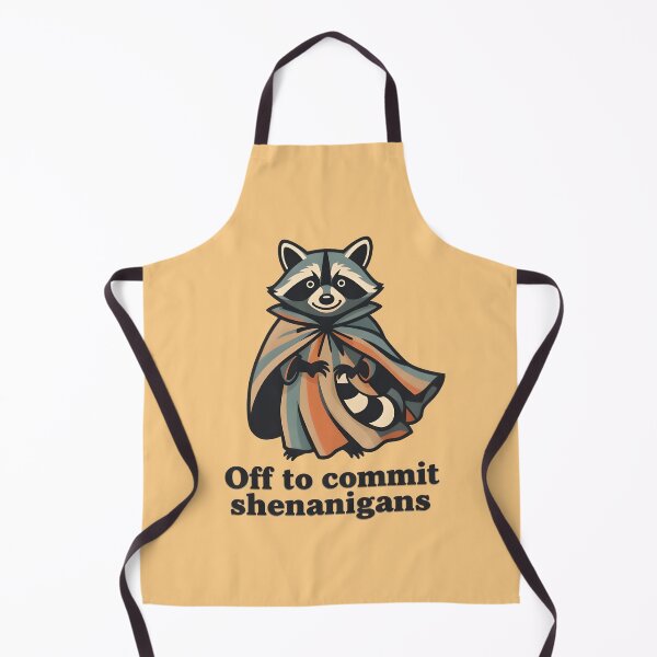 Item preview, Off to commit Shenanigans Raccoon - Funny Raccoon designed and sold by ParadoxParadox.