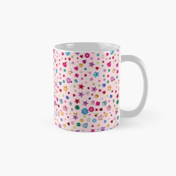 Item preview, Colorful Gem Stickers and Sparkly Jewels Pattern designed and sold by Cleairydelulu.