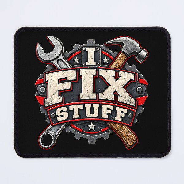 Item preview, I Fix Stuff Funny Handyman Mechanic Workshop Repair Tools designed and sold by Photo-Sphere101.
