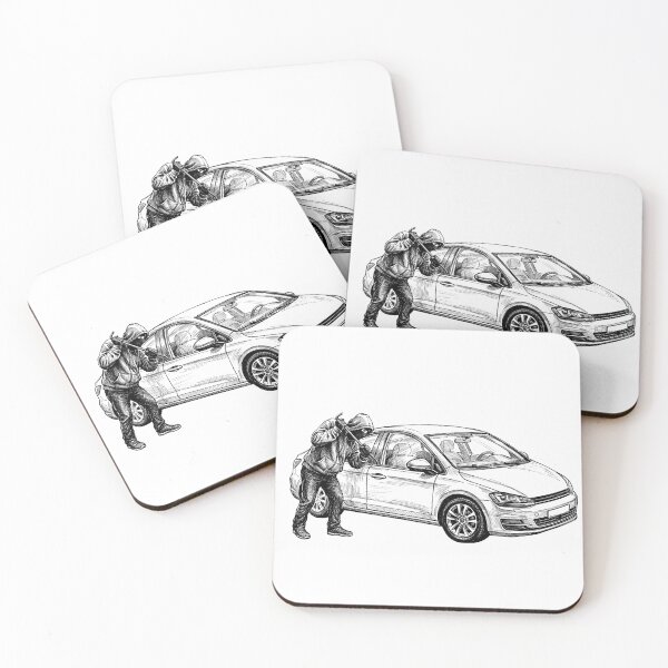 Item preview, Breaking into a Car designed and sold by Naux | Design & Illustration.