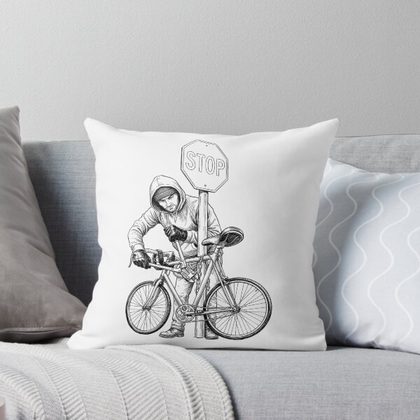 Item preview, Thief Using Bolt Cutters to Cut Chain of a Bike Lock designed and sold by Naux | Design & Illustration.