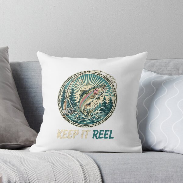 Item preview, Keep It Reel Funny Fly Fishing Trout Fisherman Gift designed and sold by Dudas Garage & Outdoors.