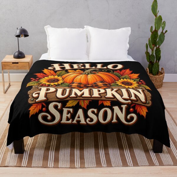 Item preview, Hello Pumpkin Season Fall Harvest Sunflower Autumn Lover designed and sold by Photo-Sphere101.