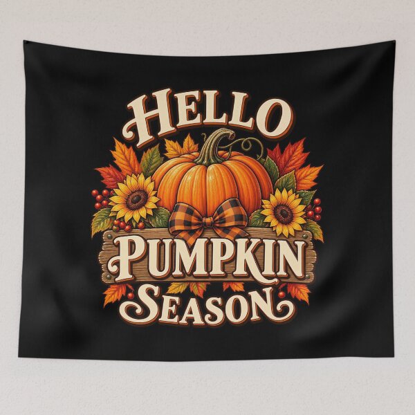 Item preview, Hello Pumpkin Season Fall Harvest Sunflower Autumn Lover designed and sold by Photo-Sphere101.