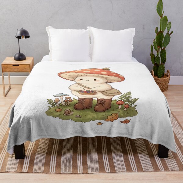 Item preview, Kinoko Mushroom Cottagecore Kawaii Cute Japanese Aesthetic Design designed and sold by Marti’s Shop Corner.