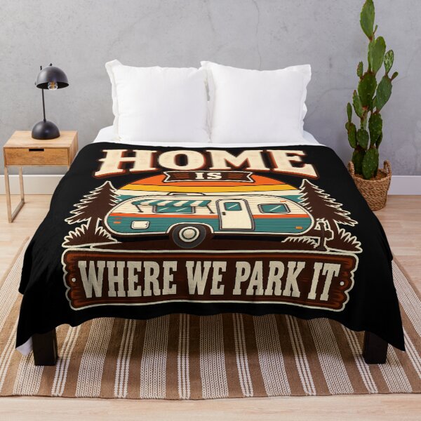 Item preview, Home Is Where We Park It Camper RV Vintage Outdoor Camping Lover designed and sold by Photo-Sphere101.