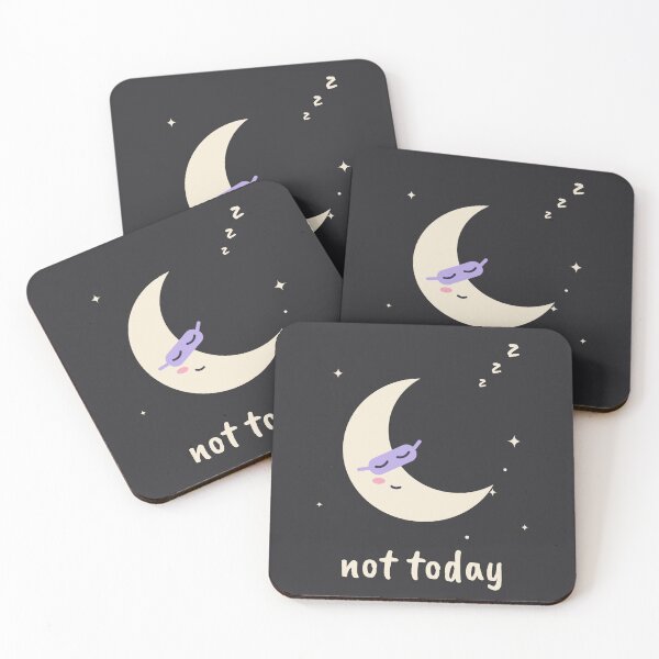 Item preview, Not Today Sleepy Moon Funny Introvert Minimalist designed and sold by Baptiste66.