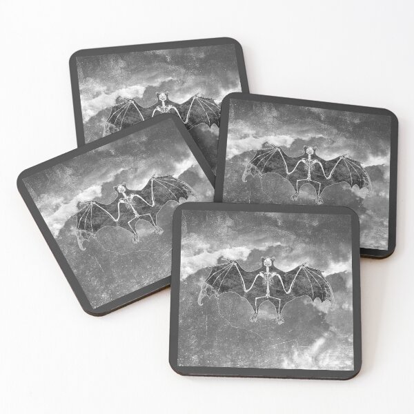 Item preview, Bat Skeleton X-Ray Spread Wings Anatomy Gothic designed and sold by Ghoul Enterprises.