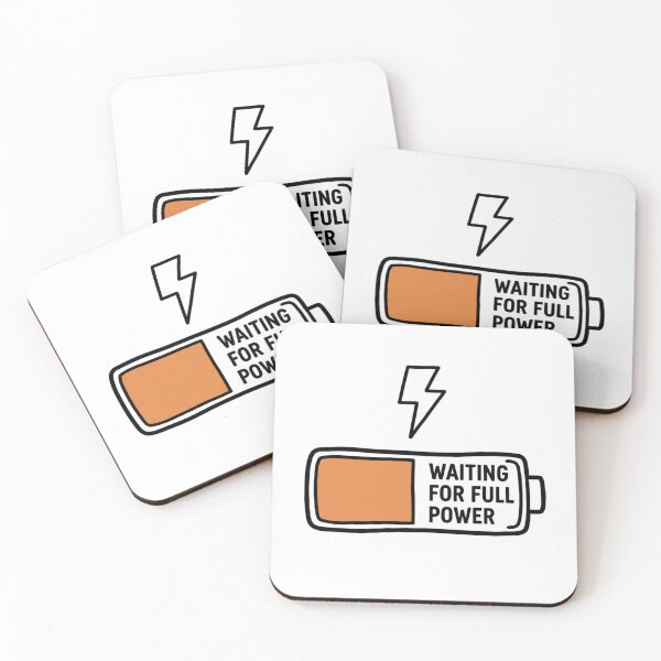Item preview, Waiting For Full Power Charging Battery designed and sold by kolapom.