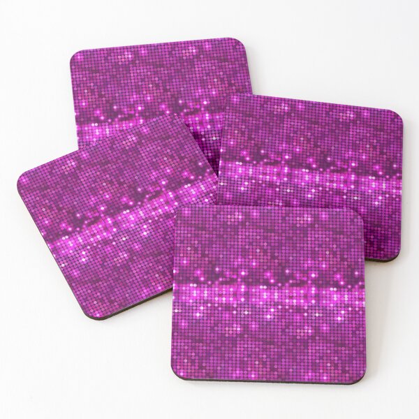 Item preview, Magenta Pink Disco Lights Sequin Texture designed and sold by Cleairydelulu.
