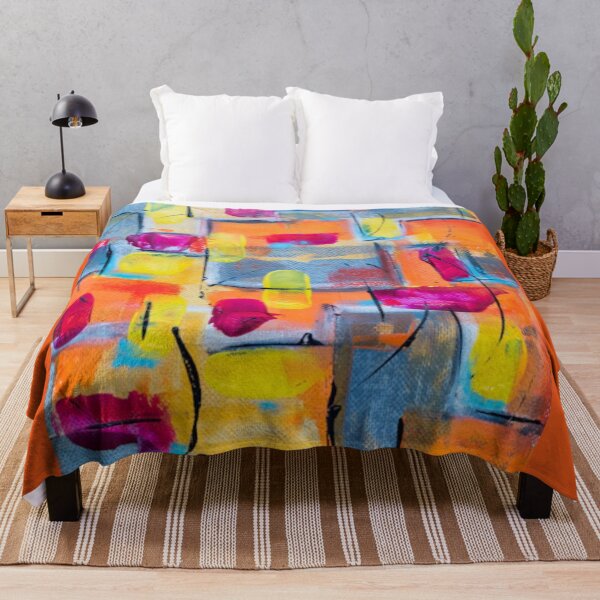 Item preview, Colorful Abstract Geometric Blocks designed and sold by Dew Drop Designs.