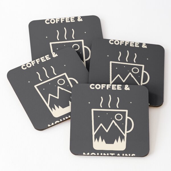 Item preview, Coffee And Mountains Hiking Camping Minimalist Mug designed and sold by Baptiste66.