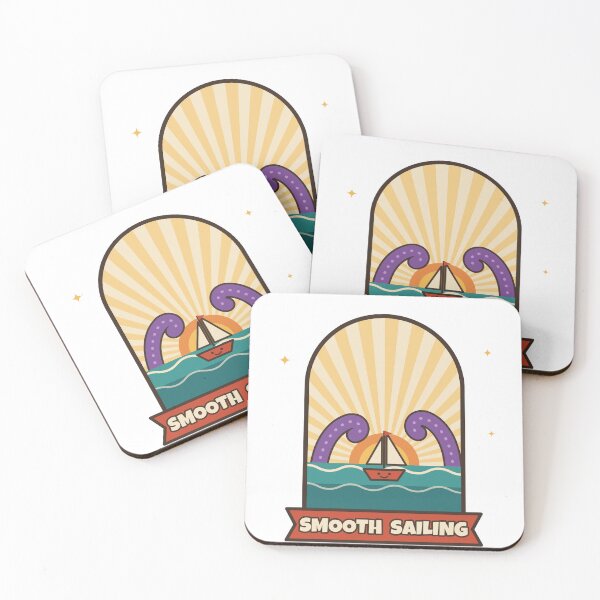 Item preview, Smooth Sailing Retro Kraken Boat Funny Vintage designed and sold by Baptiste66.