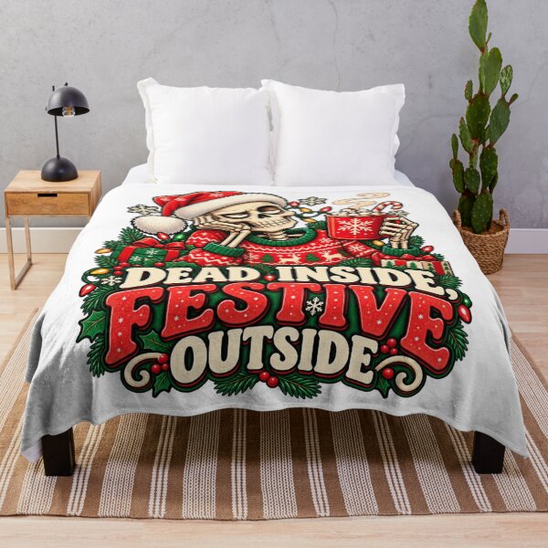 Item preview, Dead Inside, Festive Outside designed and sold by FalistY.