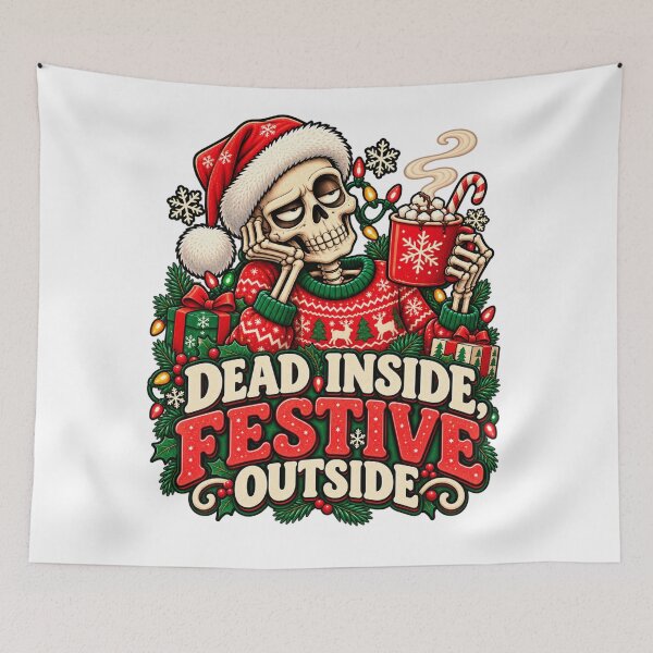 Item preview, Dead Inside, Festive Outside designed and sold by FalistY.