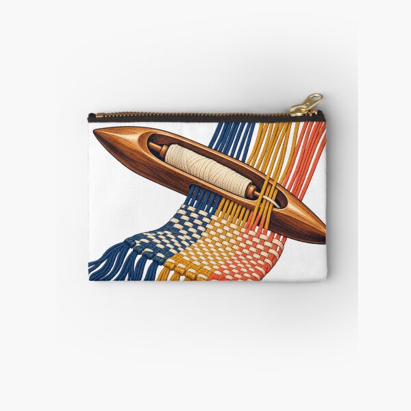 Item preview, Weaving Boat Shuttle with Colorful Warp Threads designed and sold by Drip stamp.