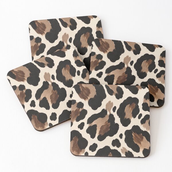 Item preview, Classic Leopard Print Brown and Cream Animal Pattern designed and sold by KokoDeez.