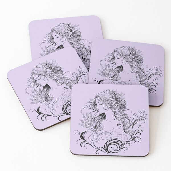 Item preview, Virgo – The Celestial Maiden — Lavender  designed and sold by MaryAura.