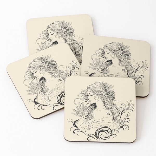 Item preview, Virgo – The Celestial Maiden — Warm Cream designed and sold by MaryAura.