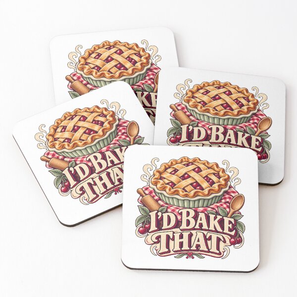 Item preview, I'd Bake That Funny Baker Cherry Pie Pastry Chef Baking Humor designed and sold by Photo-Sphere101.