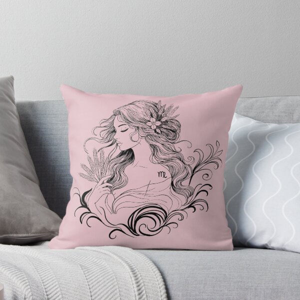 Item preview, Virgo – The Celestial Maiden — Dusty Pink designed and sold by MaryAura.