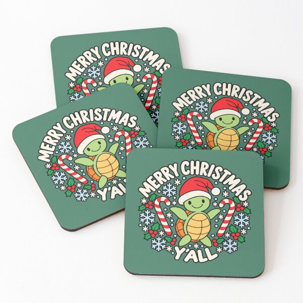 Item preview, Merry Christmas Y'all Cute Sea Turtle Southern Christmas designed and sold by SubtleSplit.