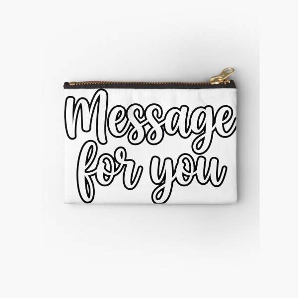 Item preview, Message For You Calligraphy Script Quote designed and sold by HoMya.