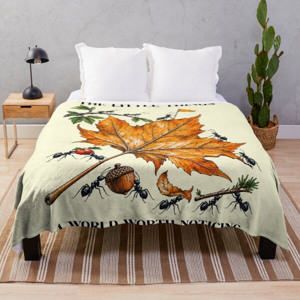 Item preview, The Little Things Ants Maple Leaf designed and sold by TeeARTHY.