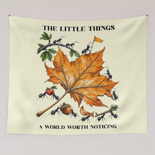 Item preview, The Little Things Ants Maple Leaf designed and sold by TeeARTHY.