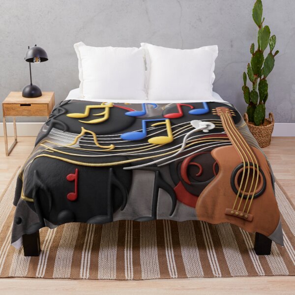 Item preview, very musical 8 br colorful geometric musical abstract design designed and sold by SmashingDeals.