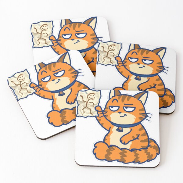 Item preview, Accurate Funny Cat Sticker — Smug Tabby Artist Portrait Decal designed and sold by ryleemaxwell.