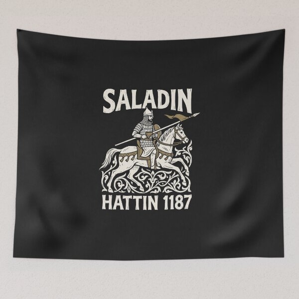 Item preview, Saladin Hattin 1187 – Ayyubid Sultan Linocut designed and sold by Odd World.