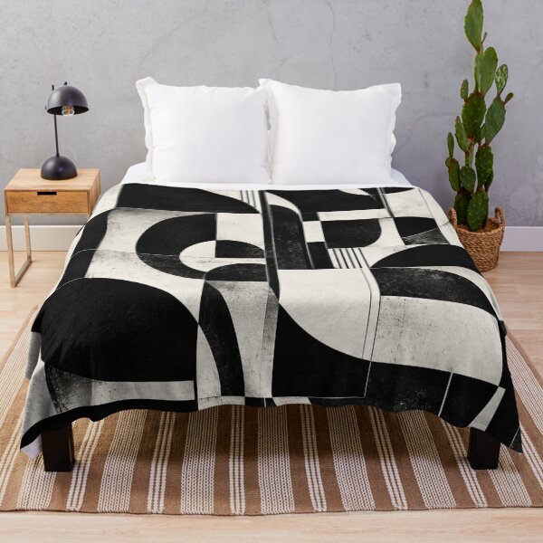 Item preview, Monolithic Ink Layers: Abstract Geometric Print Study designed and sold by The-Library.