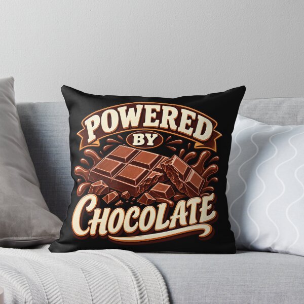 Item preview, Powered By Chocolate Funny Chocolate Bar Candy Lover Vintage  designed and sold by Photo-Sphere101.