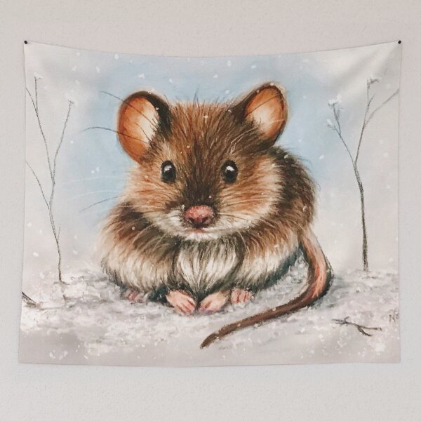 Item preview, Little mouse in winter designed and sold by NathBros.