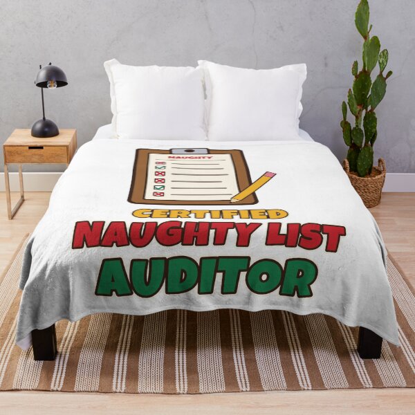 Item preview, Certified Naughty List Auditor Funny Christmas Accountant designed and sold by Bornprints.