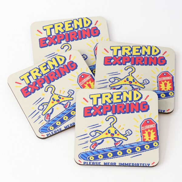 Item preview, Trend Expiring Soon – Funny Fashion Pixel Art designed and sold by BRIGHT BITS BOUTIQUE.