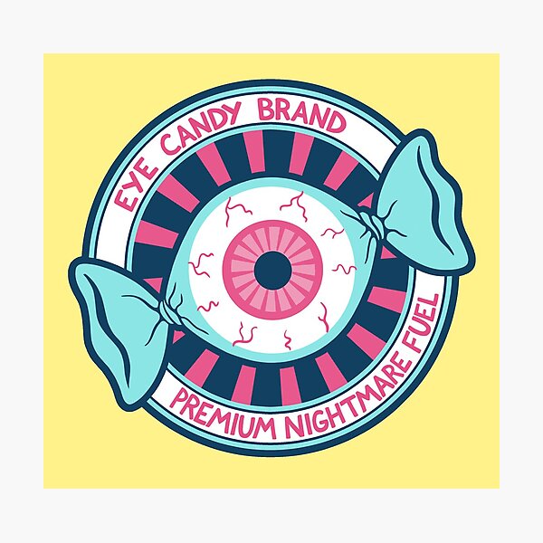 Eye Candy Badge Photographic Print