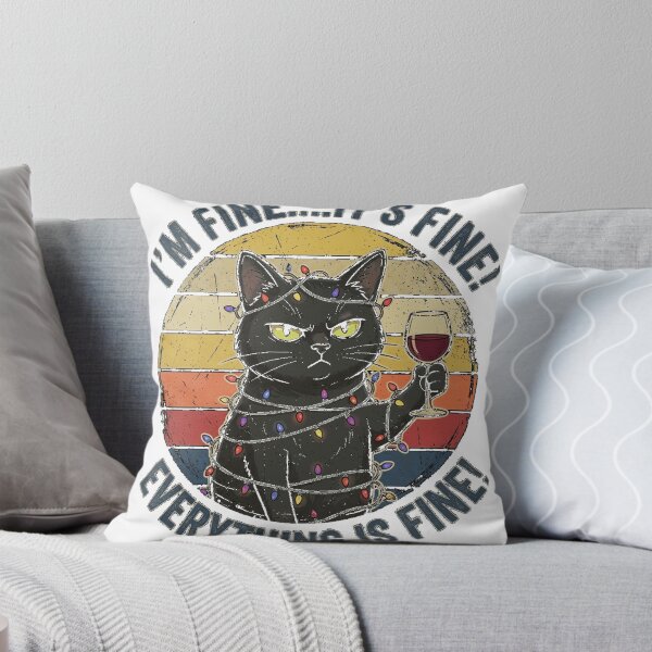 Item preview, Christmas Lights Im Fine Everything Is Classic T-Shirt designed and sold by FrogMonarch.