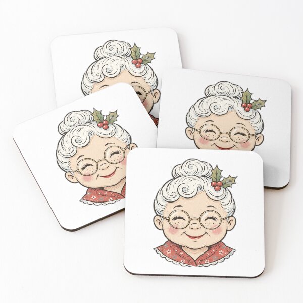 Item preview, Nana Claus - Sweet Mrs Claus Grandma Christmas Portrait designed and sold by Lettered Memories.