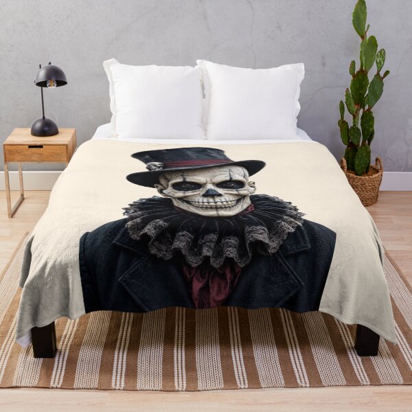 Item preview, Scary Skeleton Clown – Creepy Victorian Horror Character designed and sold by SweetLilith.