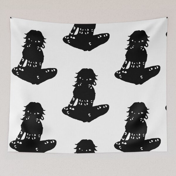 Item preview, Shadow girl sitting with white outline designed and sold by MysticRacoon6.