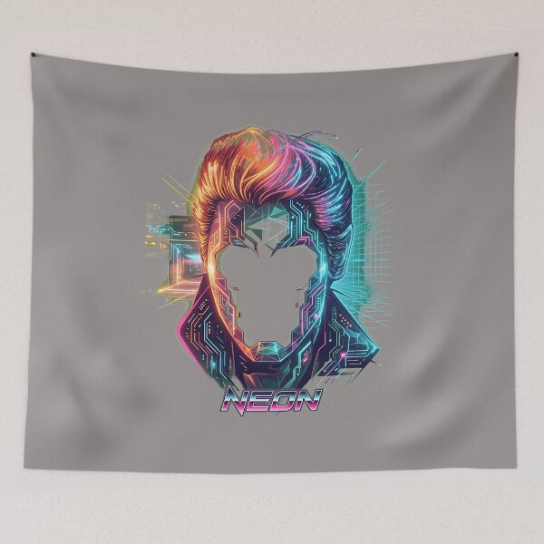 Item preview, Vibrant Gradient Silhouette Portrait Outline-26 designed and sold by MaximTayen.
