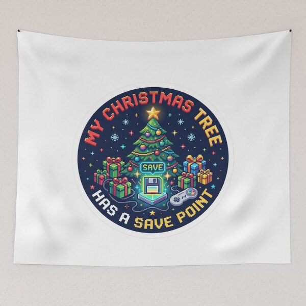 Item preview, my christmas tree has my save point! 2 designed and sold by samuzai.