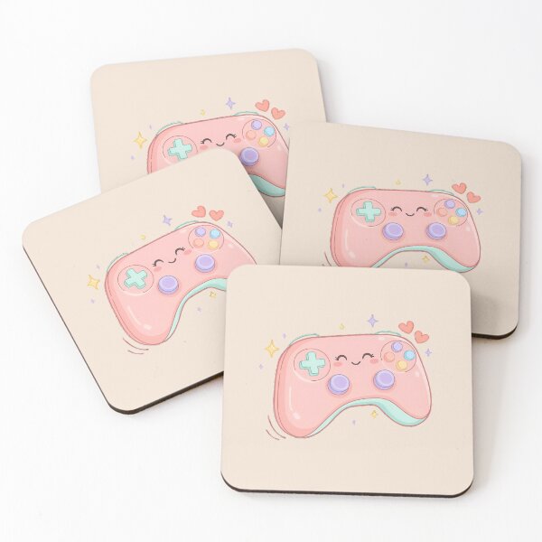 Item preview, Title: Pink Girly Gamer Controller – Cute Gaming Gift for Girl Gamers designed and sold by MarJul.