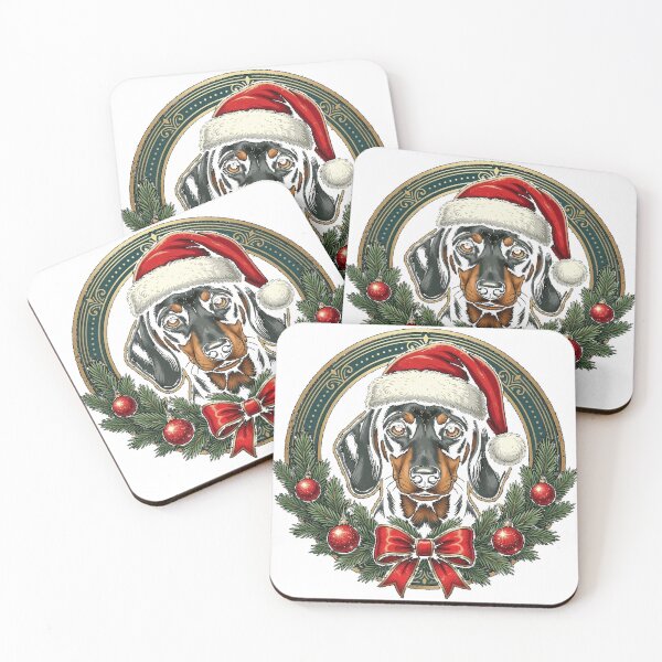 Item preview, Dachshund Christmas Classic T-Shirt designed and sold by BlaqboyDesigns.