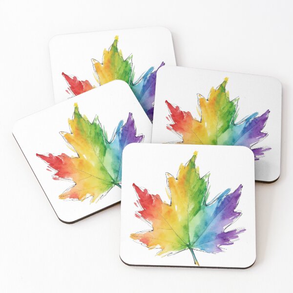 Item preview, Rainbow Leaf designed and sold by Amber Art.