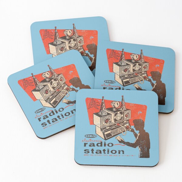 Item preview, Distressed Electronic Radio Station by Remco Authentic Style designed and sold by Offset Vinyl Film.