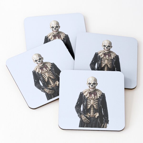 Item preview, Scary Skeleton Clown – Creepy Gothic Horror Jester designed and sold by SweetLilith.